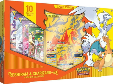 Reshiram & Charizard GX Premium Collection trading card from Miscellaneous Cards & Products Reshiram & Charizard GX Premium Collection - Miscellaneous Cards & Products Pokémon trading card