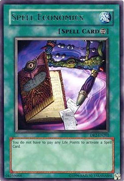 Spell Economics trading card from Dark Revelation Volume 2 Spell Economics - Dark Revelation Volume 2 YuGiOh trading card