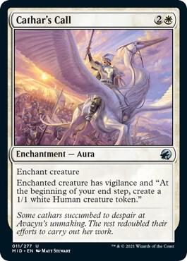 Cathar's Call - Innistrad: Midnight Hunt Magic: The Gathering trading card