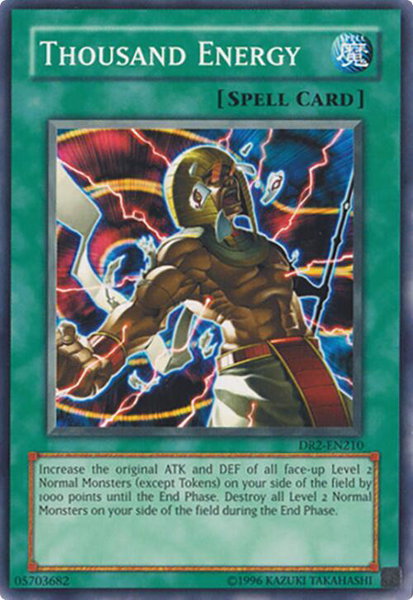 Thousand Energy trading card from Dark Revelation Volume 2 Thousand Energy - Dark Revelation Volume 2 YuGiOh trading card