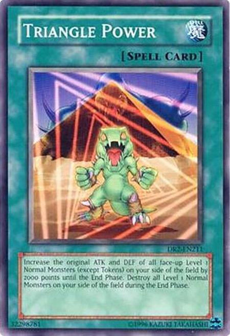 Triangle Power - Dark Revelation Volume 2 YuGiOh trading card