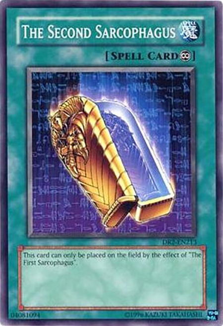 The Second Sarcophagus - Dark Revelation Volume 2 YuGiOh trading card