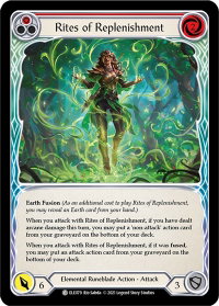 Rites of Replenishment (Red) - Tales of Aria (ELE) #ELE079 - Common Flesh and Blood Trading Card