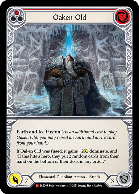 Oaken Old - Tales of Aria Flesh and Blood trading card