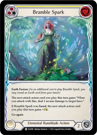 Bramble Spark (Yellow) - Tales of Aria (ELE) #ELE086 - Common Flesh and Blood Trading Card