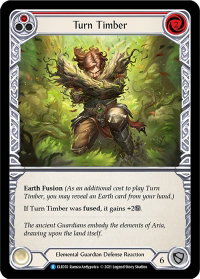 Turn Timber (Red) - Tales of Aria (ELE) #ELE010 - Rare Flesh and Blood Trading Card