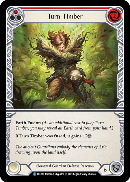 Turn Timber (Red) - Tales of Aria Flesh and Blood trading card