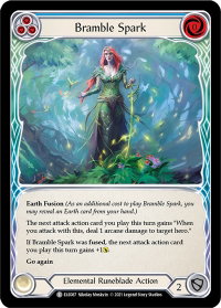 Bramble Spark (Blue) - Tales of Aria (ELE) #ELE087 - Common Flesh and Blood Trading Card