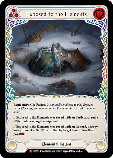 Exposed to the Elements - Tales of Aria Flesh and Blood trading card