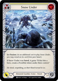 Snow Under (Yellow) - Tales of Aria (ELE) #ELE023 - Common Flesh and Blood Trading Card
