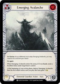 Emerging Avalanche (Yellow) - Tales of Aria (ELE) #ELE026 - Common Flesh and Blood Trading Card