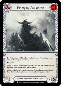Emerging Avalanche (Blue) - Tales of Aria (ELE) #ELE027 - Common Flesh and Blood Trading Card