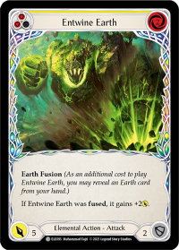 Entwine Earth (Yellow) - Tales of Aria (ELE) #ELE095 - Common Flesh and Blood Trading Card