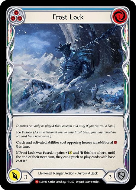 Frost Lock - Tales of Aria Flesh and Blood trading card