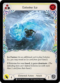 Entwine Ice (Yellow) - Tales of Aria (ELE) #ELE098 - Common Flesh and Blood Trading Card