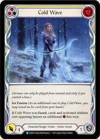 Cold Wave (Yellow) - Tales of Aria (ELE) #ELE039 - Rare Flesh and Blood Trading Card