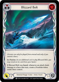 Blizzard Bolt (Red) - Tales of Aria (ELE) #ELE044 - Common Flesh and Blood Trading Card
