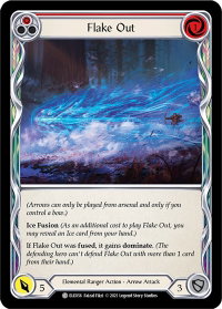 Flake Out (Red) - Tales of Aria (ELE) #ELE056 - Common Flesh and Blood Trading Card