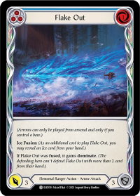 Flake Out (Blue) - Tales of Aria (ELE) #ELE058 - Common Flesh and Blood Trading Card