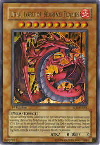 Uria, Lord of Searing Flames - Shadow of Infinity (SOI) #SOI-EN001 - Ultra Rare YuGiOh Trading Card