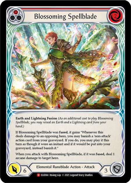 Blossoming Spellblade - Tales of Aria Flesh and Blood trading card