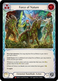 Force of Nature - Tales of Aria (ELE) #ELE066 - Majestic Flesh and Blood Trading Card