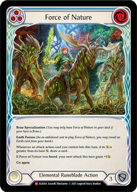 Force of Nature - Tales of Aria Flesh and Blood trading card