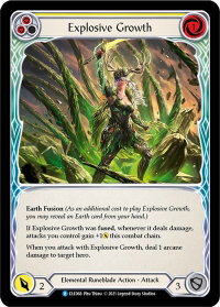 Explosive Growth (Yellow) - Tales of Aria (ELE) #ELE068 - Rare Flesh and Blood Trading Card