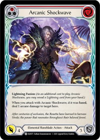 Arcanic Shockwave (Red) - Tales of Aria (ELE) #ELE073 - Common Flesh and Blood Trading Card