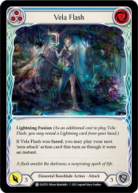 Vela Flash (Blue) - Tales of Aria (ELE) #ELE078 - Common Flesh and Blood Trading Card