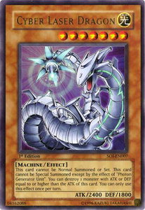 Cyber Laser Dragon - Shadow of Infinity (SOI) #SOI-EN007 - Ultra Rare YuGiOh Trading Card
