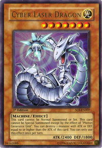 Cyber Laser Dragon - Shadow of Infinity (SOI) #SOI-EN007 - Ultra Rare YuGiOh Trading Card