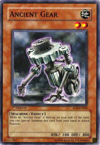 Ancient Gear - Shadow of Infinity (SOI) #SOI-EN008 - Common / Short Print YuGiOh Trading Card