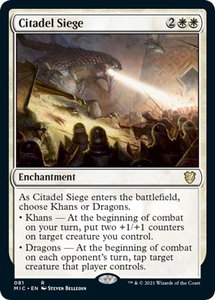 Citadel Siege - Commander: Innistrad: Midnight Hunt (MIC) #81 - Rare Magic: The Gathering Trading Card