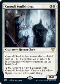 Custodi Soulbinders - Commander: Innistrad: Midnight Hunt (MIC) #83 - Rare Magic: The Gathering Trading Card