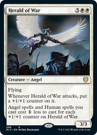 Herald of War - Commander: Innistrad: Midnight Hunt (MIC) #86 - Rare Magic: The Gathering Trading Card