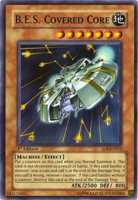 B.E.S. Covered Core - Shadow of Infinity (SOI) #SOI-EN013 - Super Rare YuGiOh Trading Card