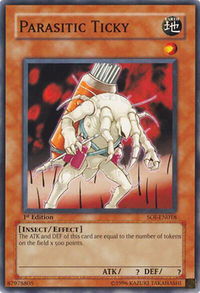 Parasitic Ticky - Shadow of Infinity (SOI) #SOI-EN018 - Common / Short Print YuGiOh Trading Card