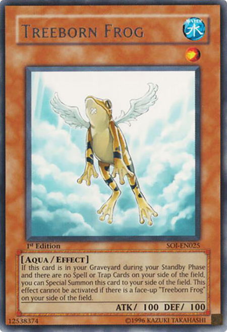 Treeborn Frog - Shadow of Infinity YuGiOh trading card