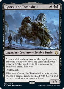 Gorex, the Tombshell - Commander: Innistrad: Midnight Hunt (MIC) #20 - Rare Magic: The Gathering Trading Card