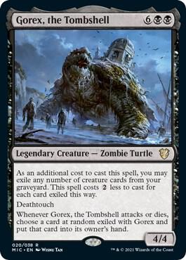 Gorex, the Tombshell - Commander: Innistrad: Midnight Hunt Magic: The Gathering trading card