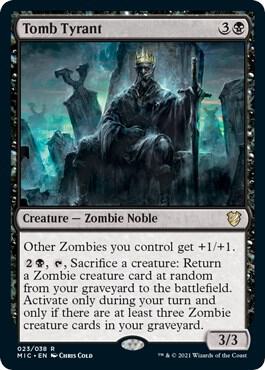 Tomb Tyrant - Commander: Innistrad: Midnight Hunt Magic: The Gathering trading card