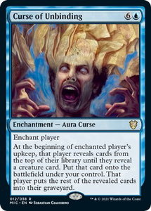 Curse of Unbinding - Commander: Innistrad: Midnight Hunt (MIC) #12 - Rare Magic: The Gathering Trading Card