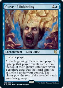 Curse of Unbinding trading card from Commander: Innistrad: Midnight Hunt Curse of Unbinding - Commander: Innistrad: Midnight Hunt Magic: The Gathering trading card