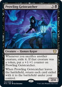 Prowling Geistcatcher - Commander: Innistrad: Midnight Hunt (MIC) #21 - Rare Magic: The Gathering Trading Card