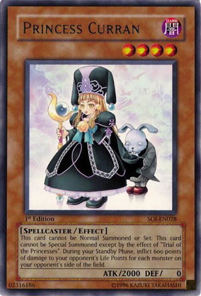 Princess Curran trading card from Shadow of Infinity Princess Curran - Shadow of Infinity YuGiOh trading card