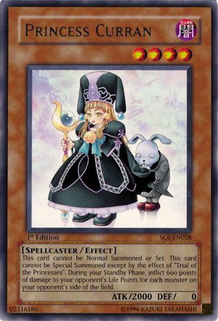 Princess Curran - Shadow of Infinity YuGiOh trading card