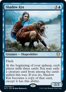 Shadow Kin - Commander: Innistrad: Midnight Hunt (MIC) #16 - Rare Magic: The Gathering Trading Card