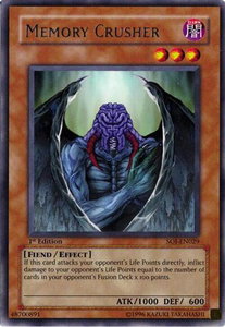 Memory Crusher - Shadow of Infinity (SOI) #SOI-EN029 - Rare YuGiOh Trading Card