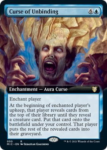 Curse of Unbinding (Extended Art) - Commander: Innistrad: Midnight Hunt (MIC) #50 - Rare Magic: The Gathering Trading Card
